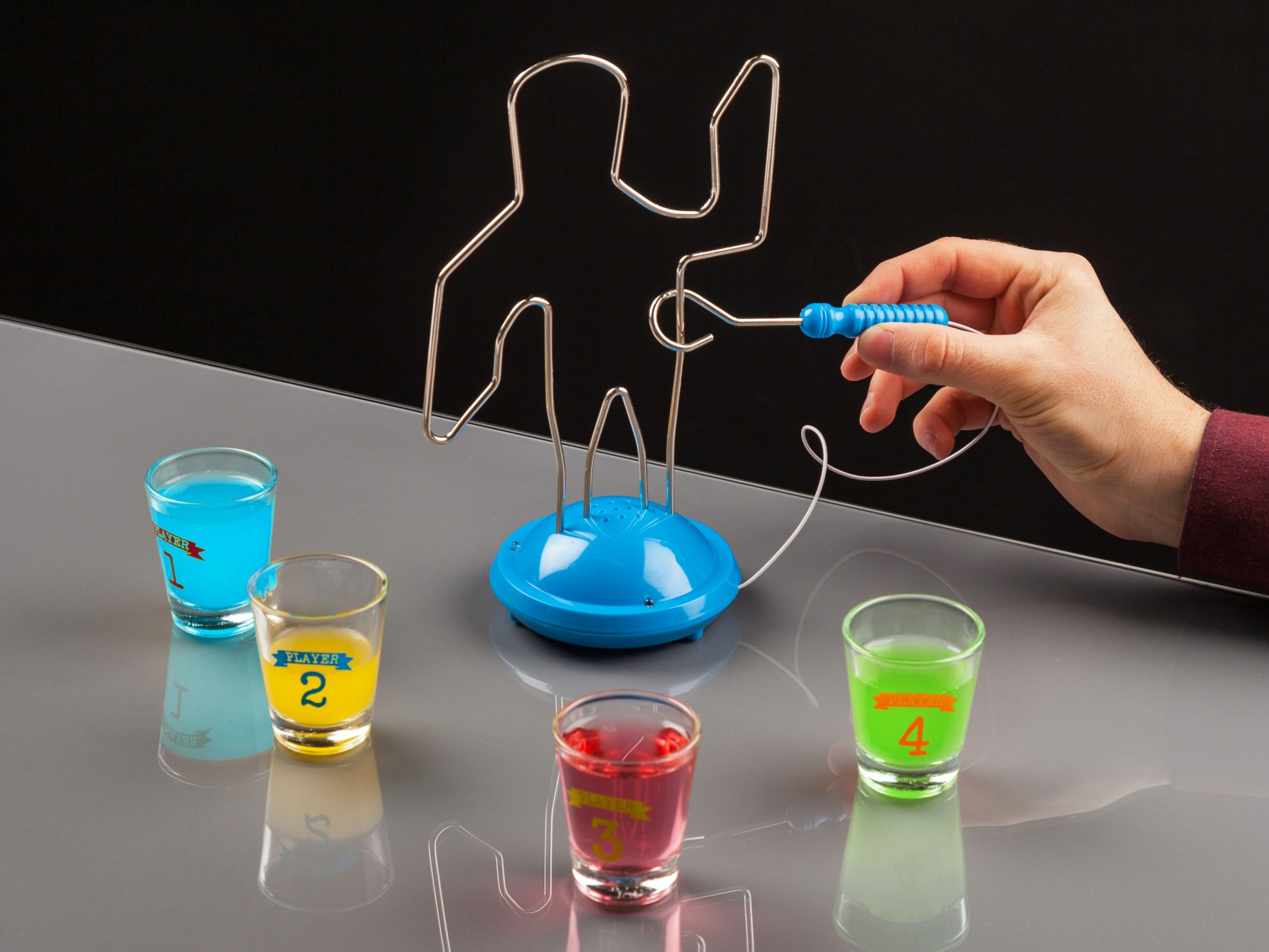 Επιτραπέζιο Παιχνίδι Ποτού με Σφηνάκια - Buzz Wire Drinking Game 